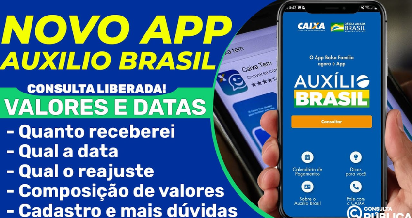 Veja como consultar o Benefício Auxílio Brasil pelo celular