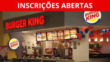 Inscrições Burger King